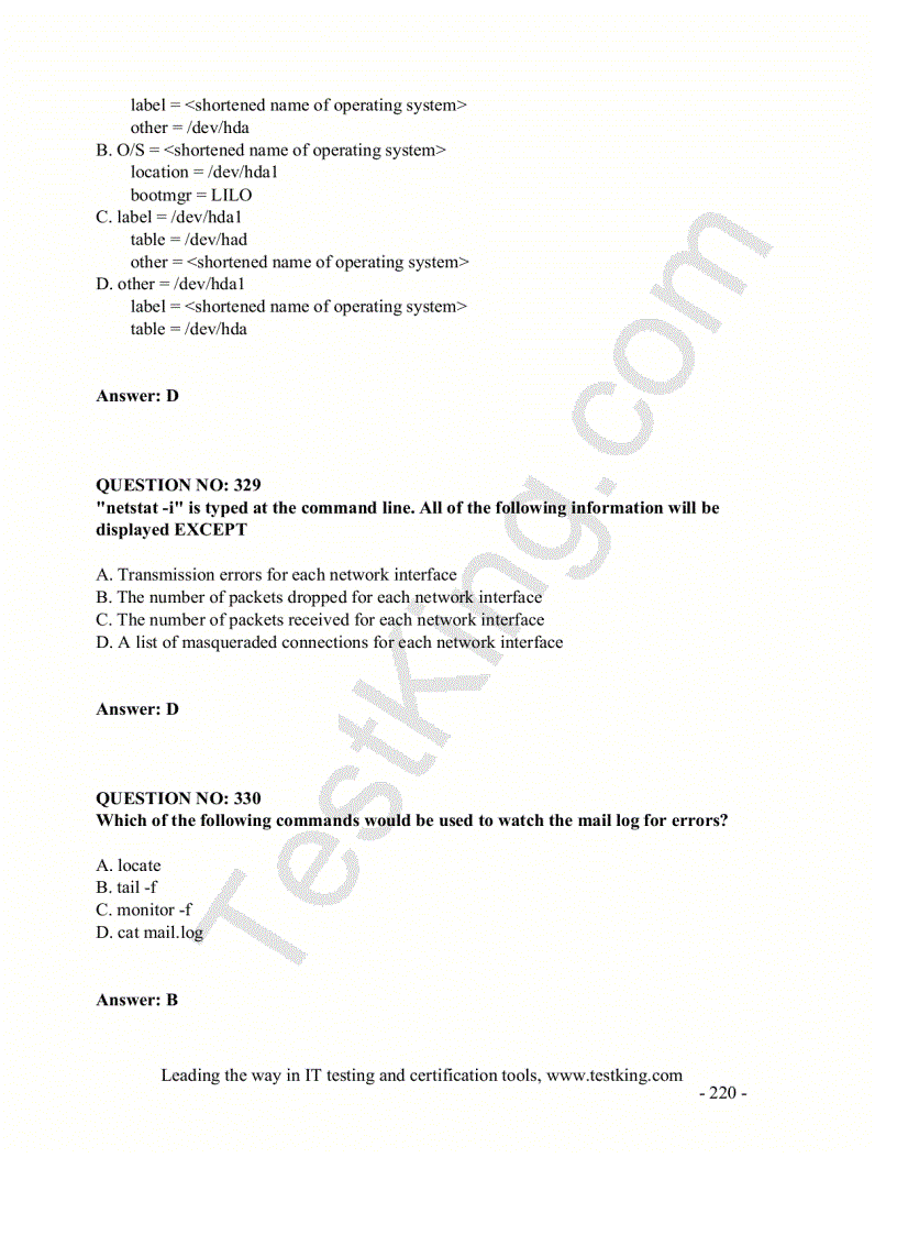 image for page CompTIA Testking