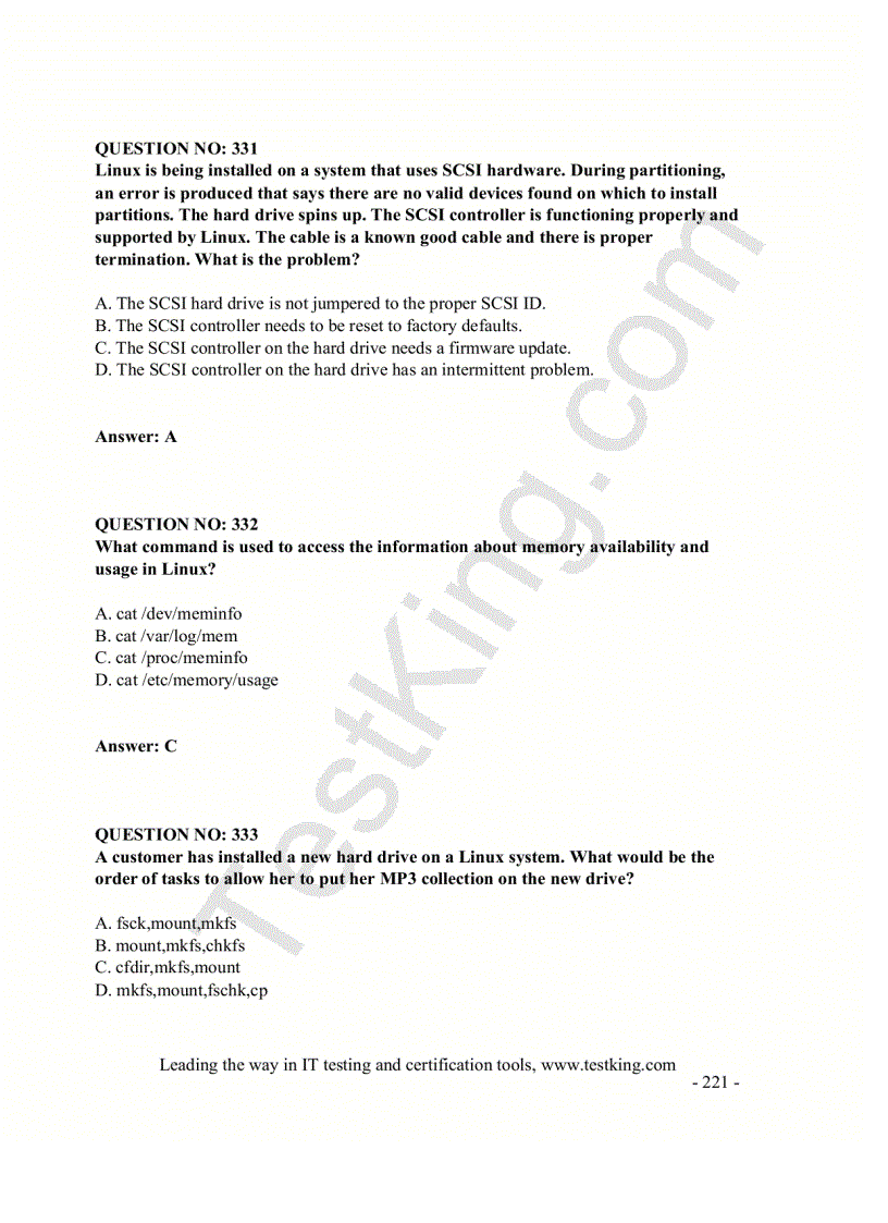 image for page CompTIA Testking