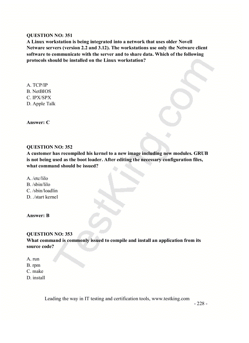 image for page CompTIA Testking