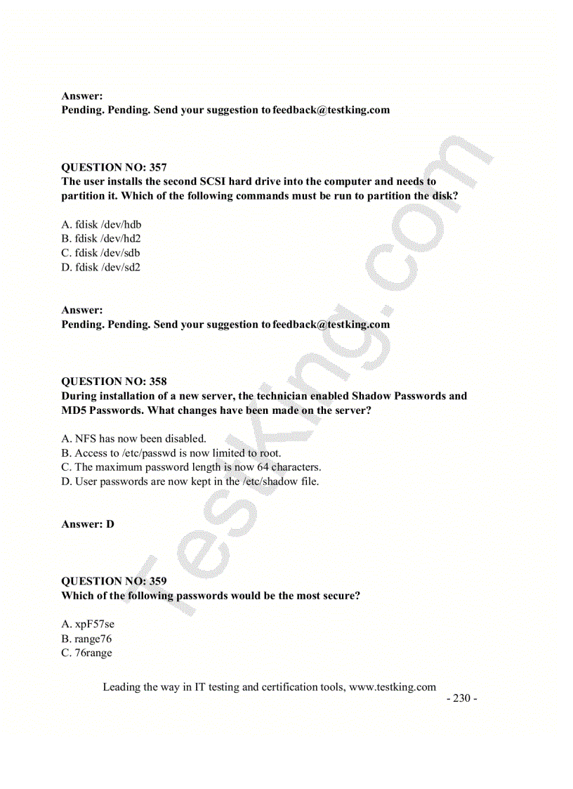 image for page CompTIA Testking