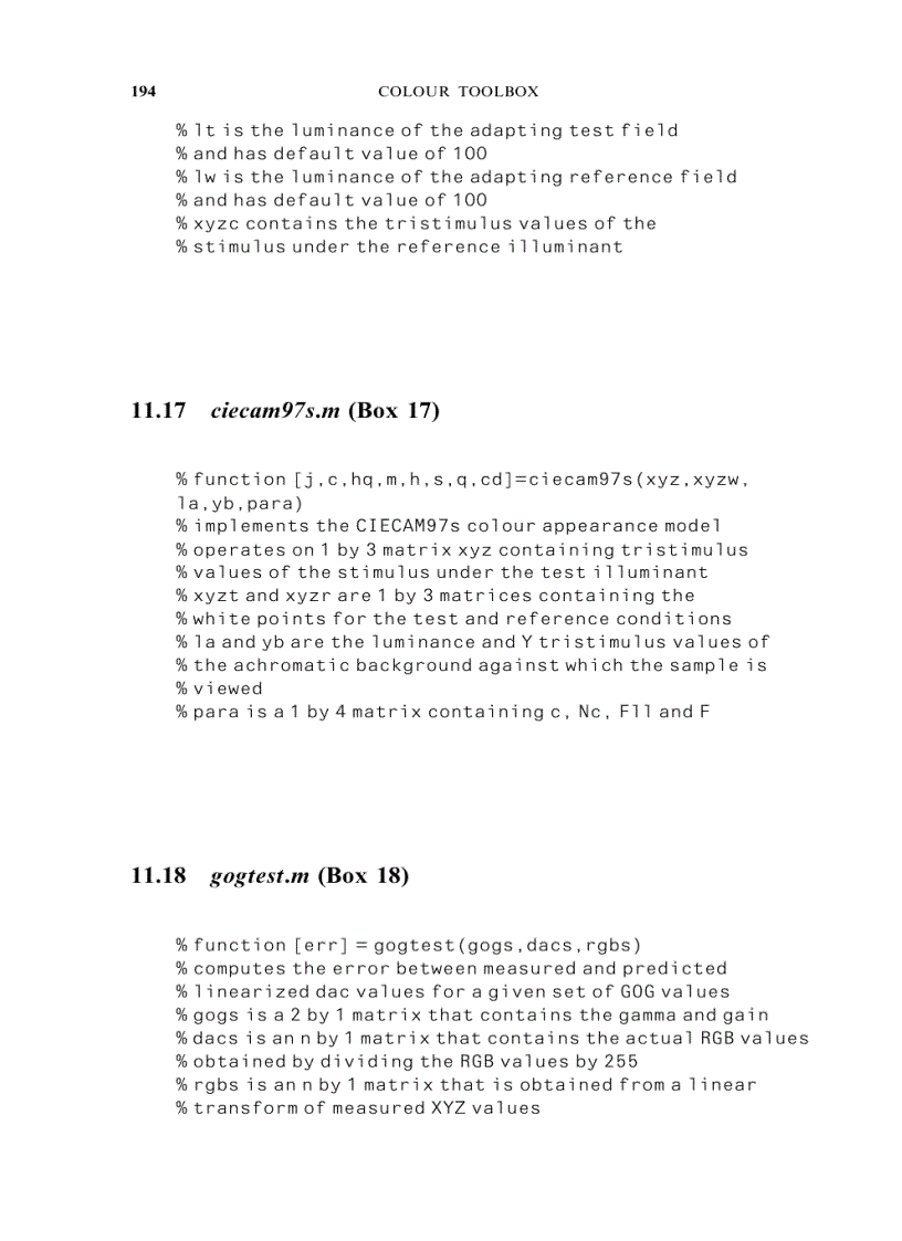 image for page Computational Colour Science using MATLAB