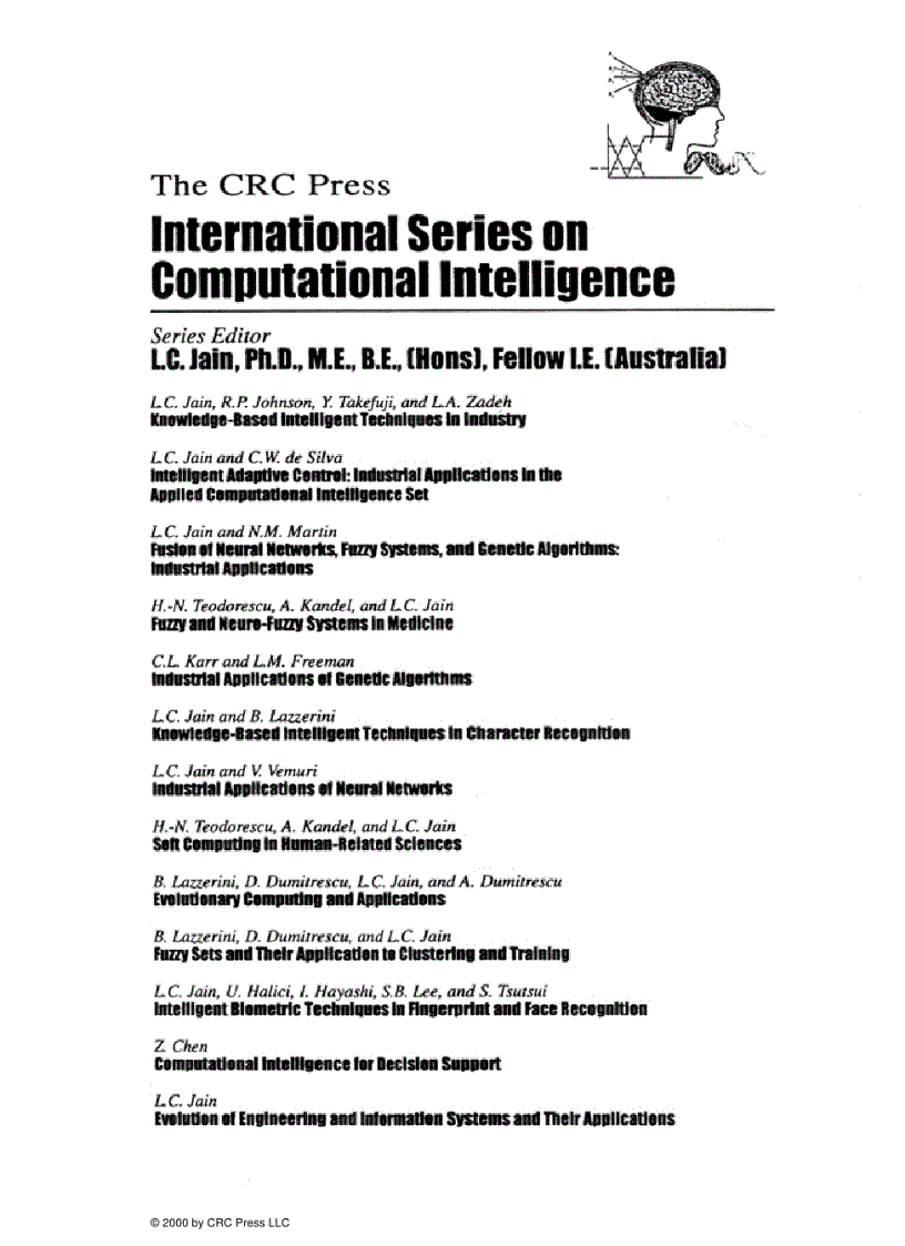 image for page Computational Intelligence For Decision Support