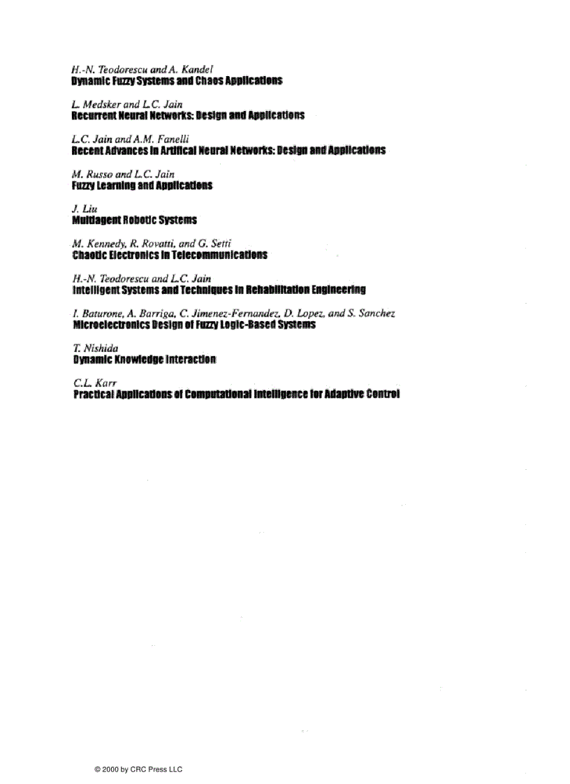 image for page Computational Intelligence For Decision Support