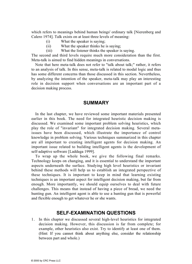 image for page Computational Intelligence For Decision Support