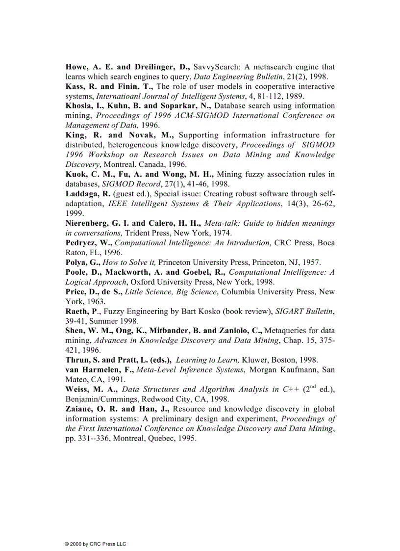 image for page Computational Intelligence For Decision Support