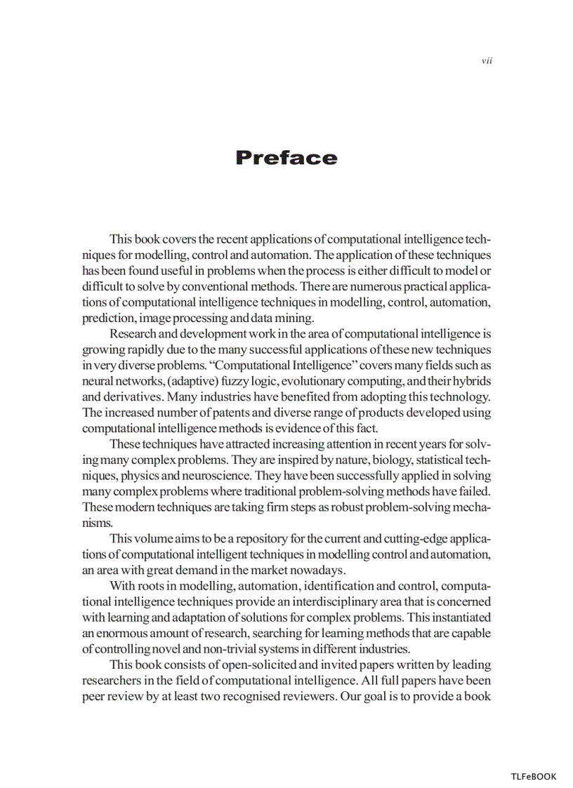 image for page Computational Intelligence In Control