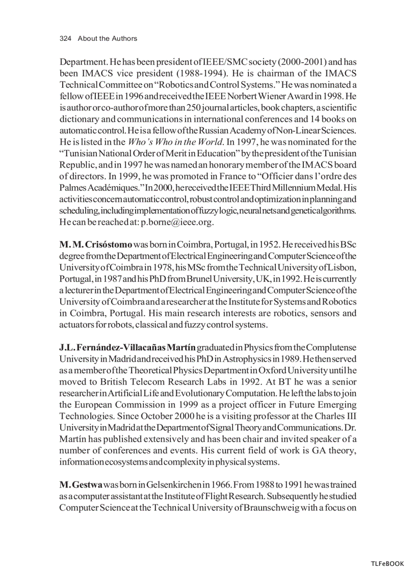 image for page Computational Intelligence In Control