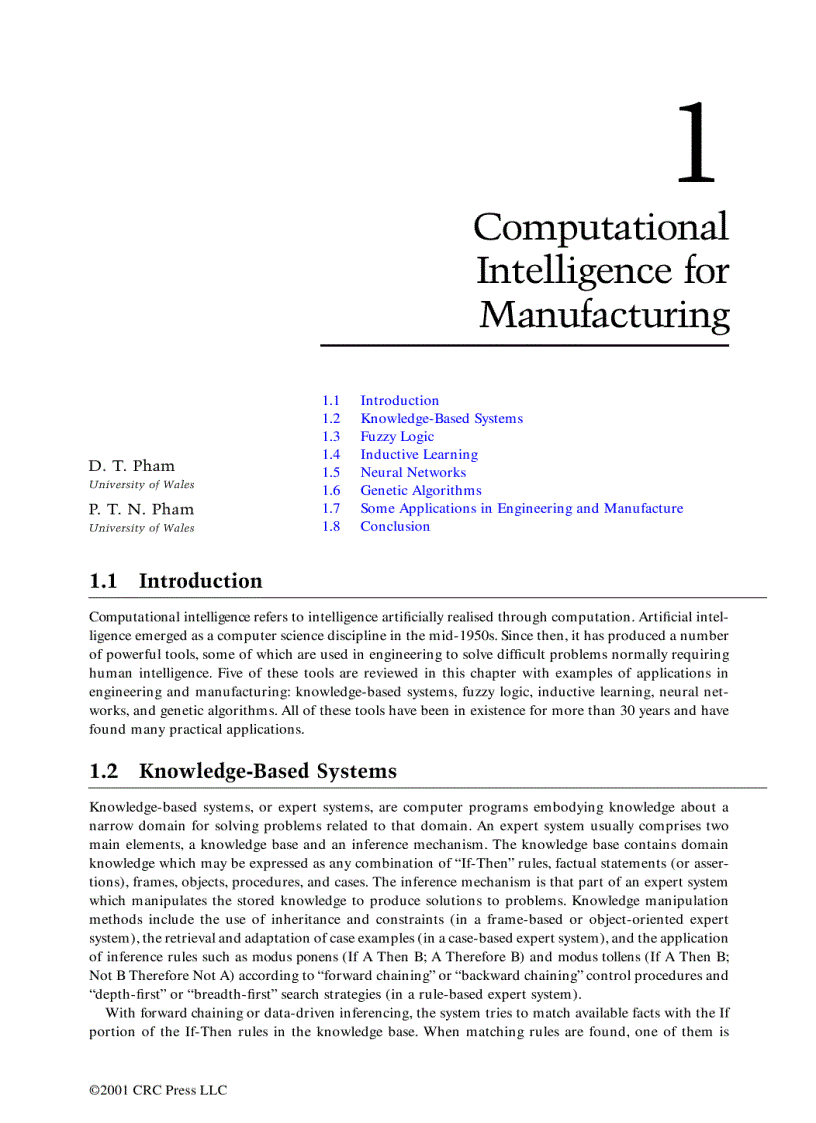 image for page Computational Intelligence in Manufacturing Handbook Jun Wang