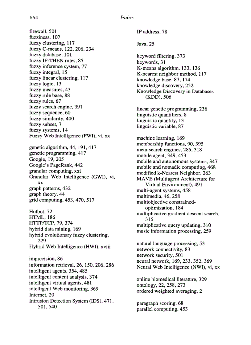 image for page Computational Web Intelligence Intelligent Technology for Web Applications Series in Machine Perception Artifical Intelligence