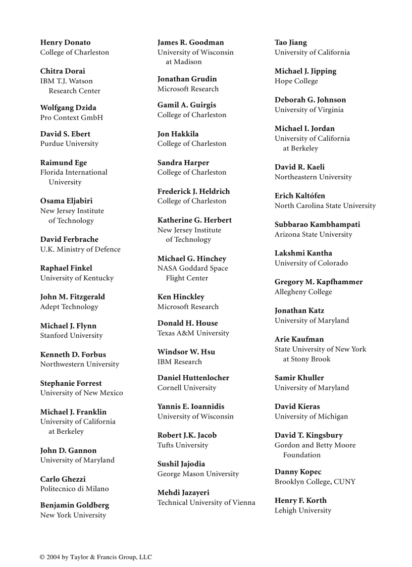 image for page Computer Science Handbook Second Edition