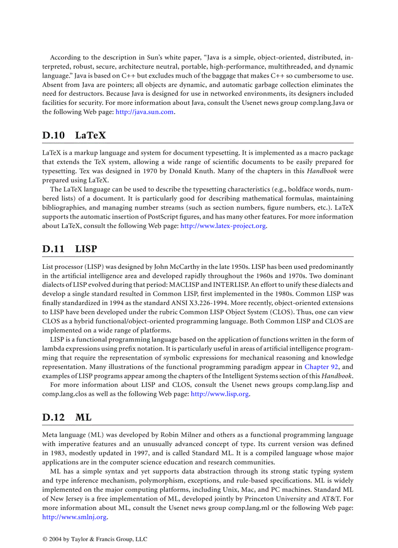 image for page Computer Science Handbook Second Edition