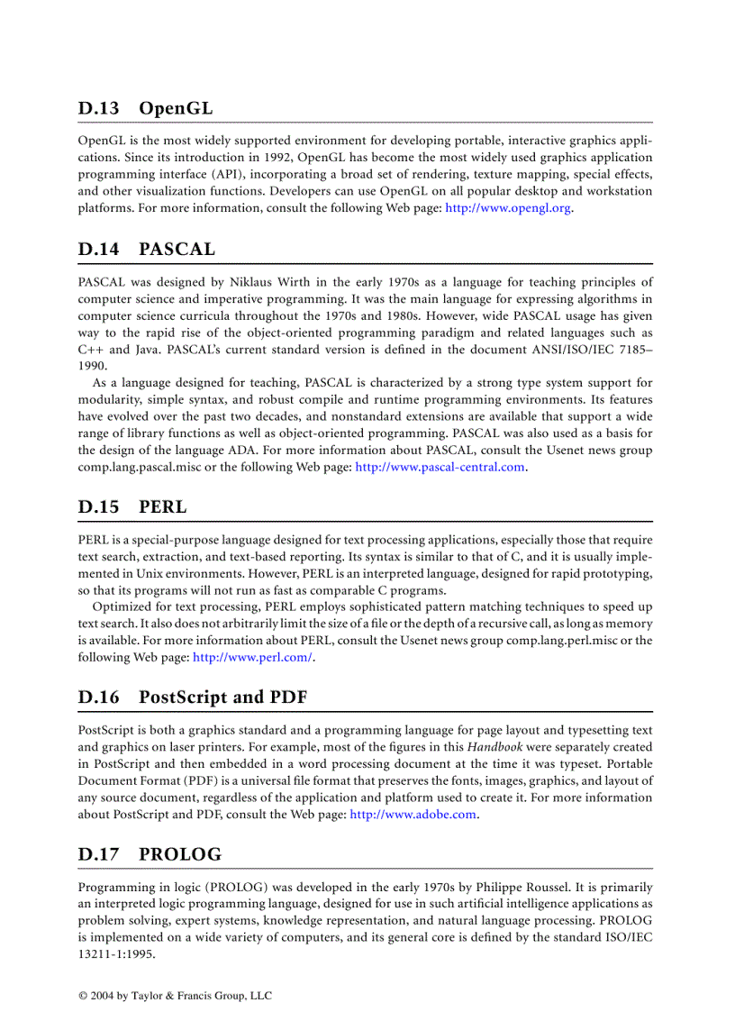 image for page Computer Science Handbook Second Edition