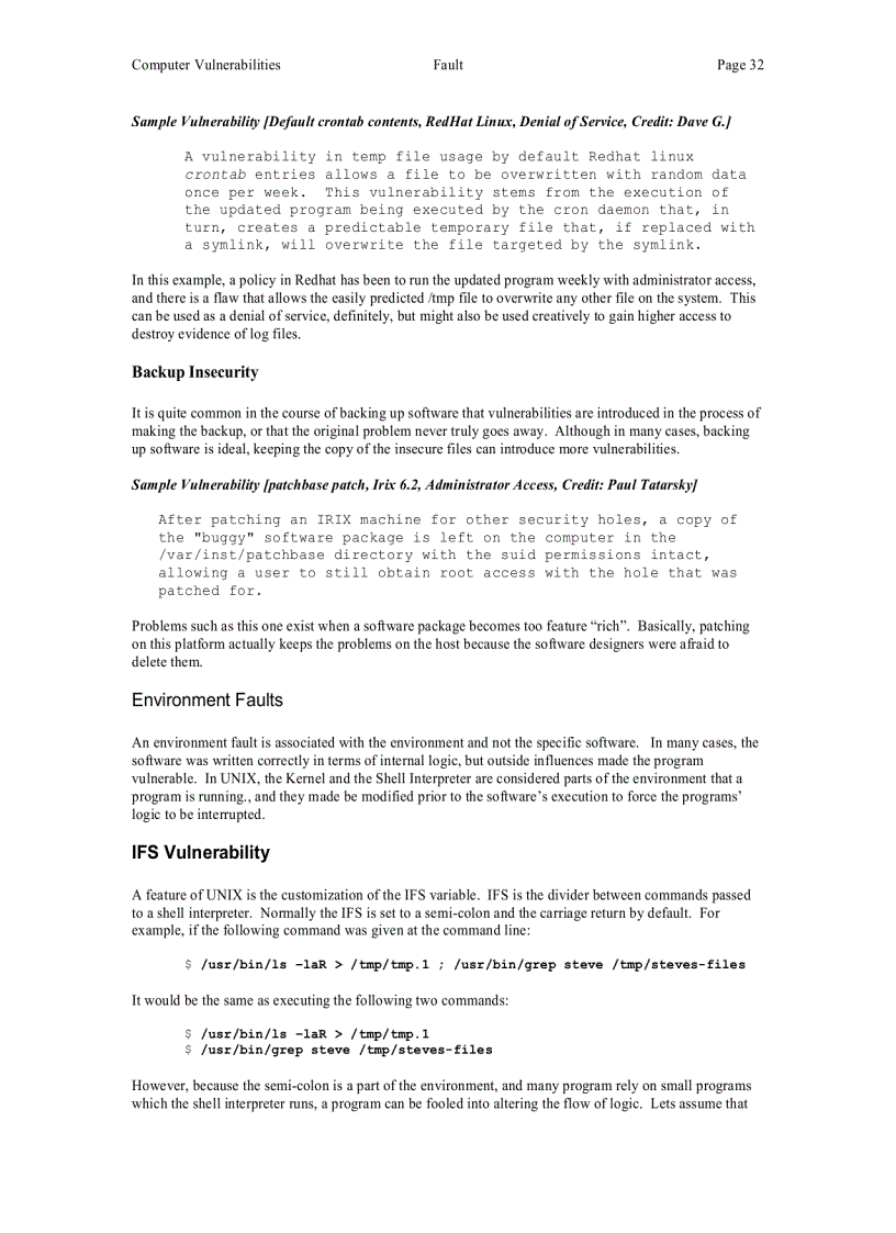 image for page Computer Vulnerabilities