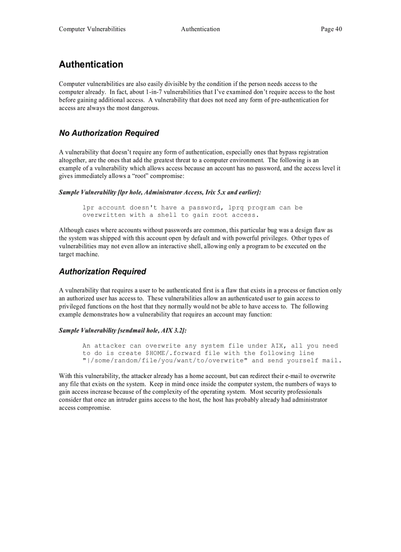 image for page Computer Vulnerabilities