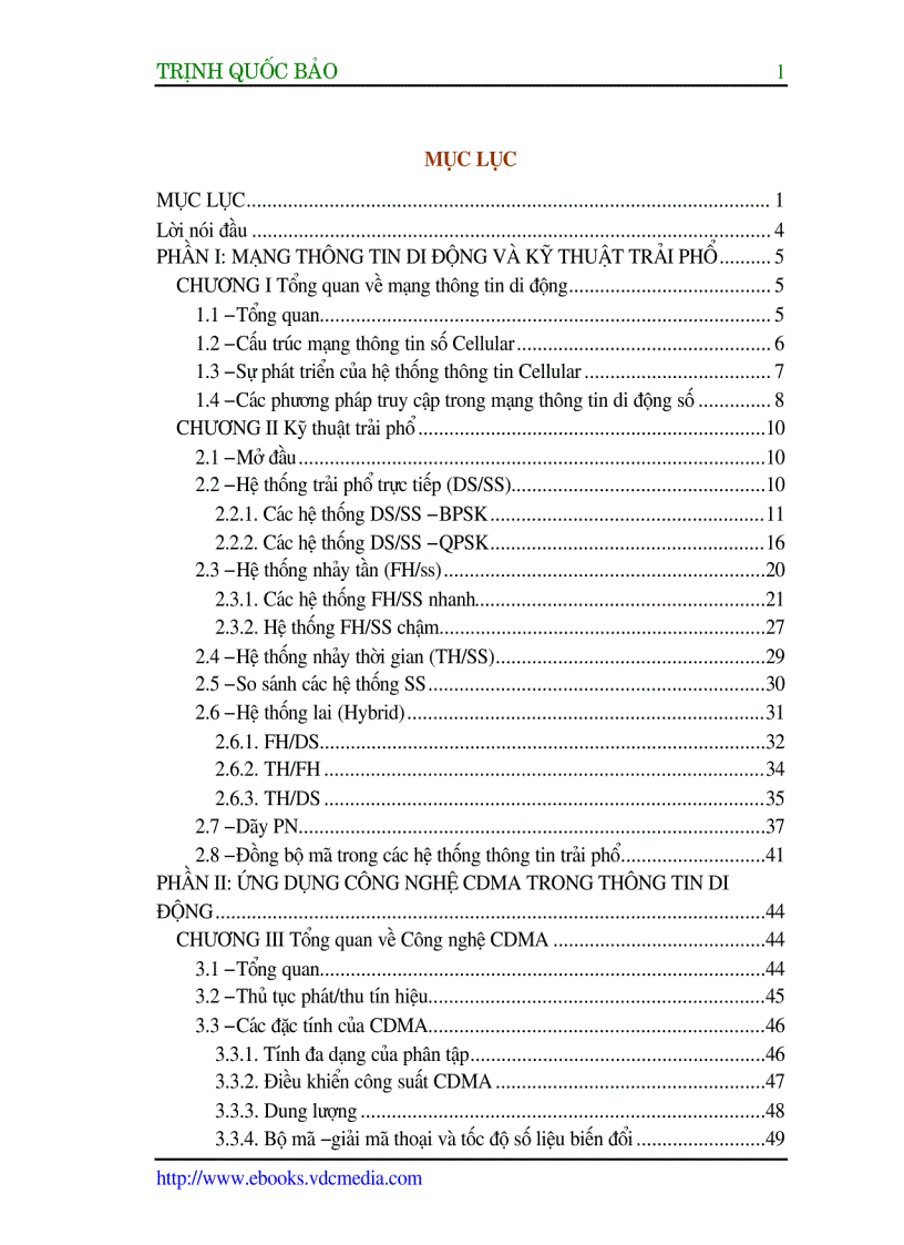 image for page Công nghệ CDMA và ứng dụng