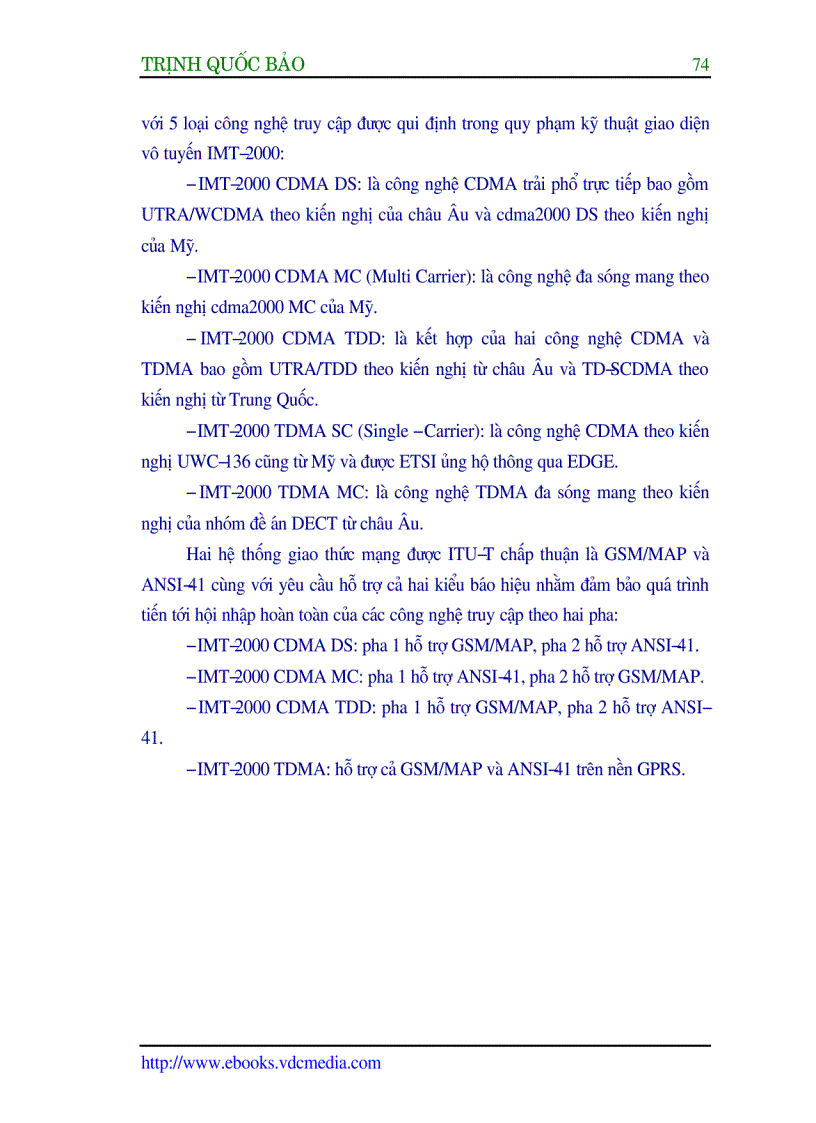 image for page Công nghệ CDMA và ứng dụng
