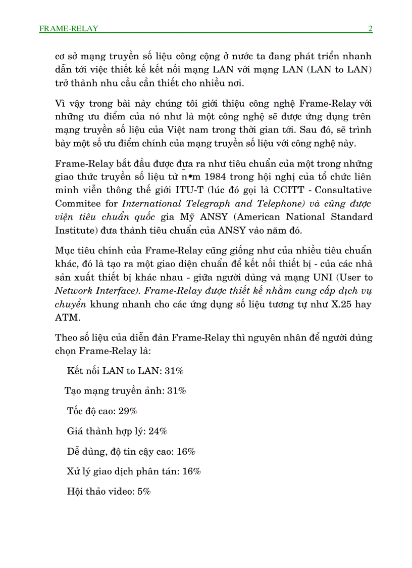 image for page Công nghệ frame relay
