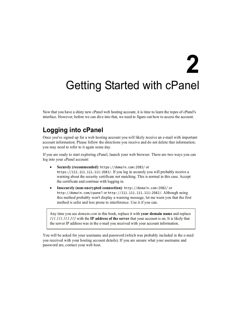image for page cPanel User Guide and Tutorial