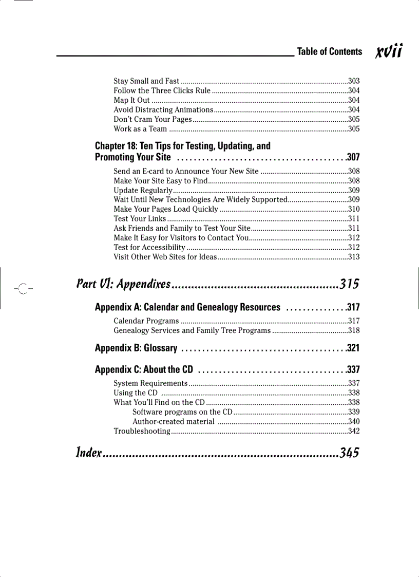 image for page Creating Family Web Sites For Dummies