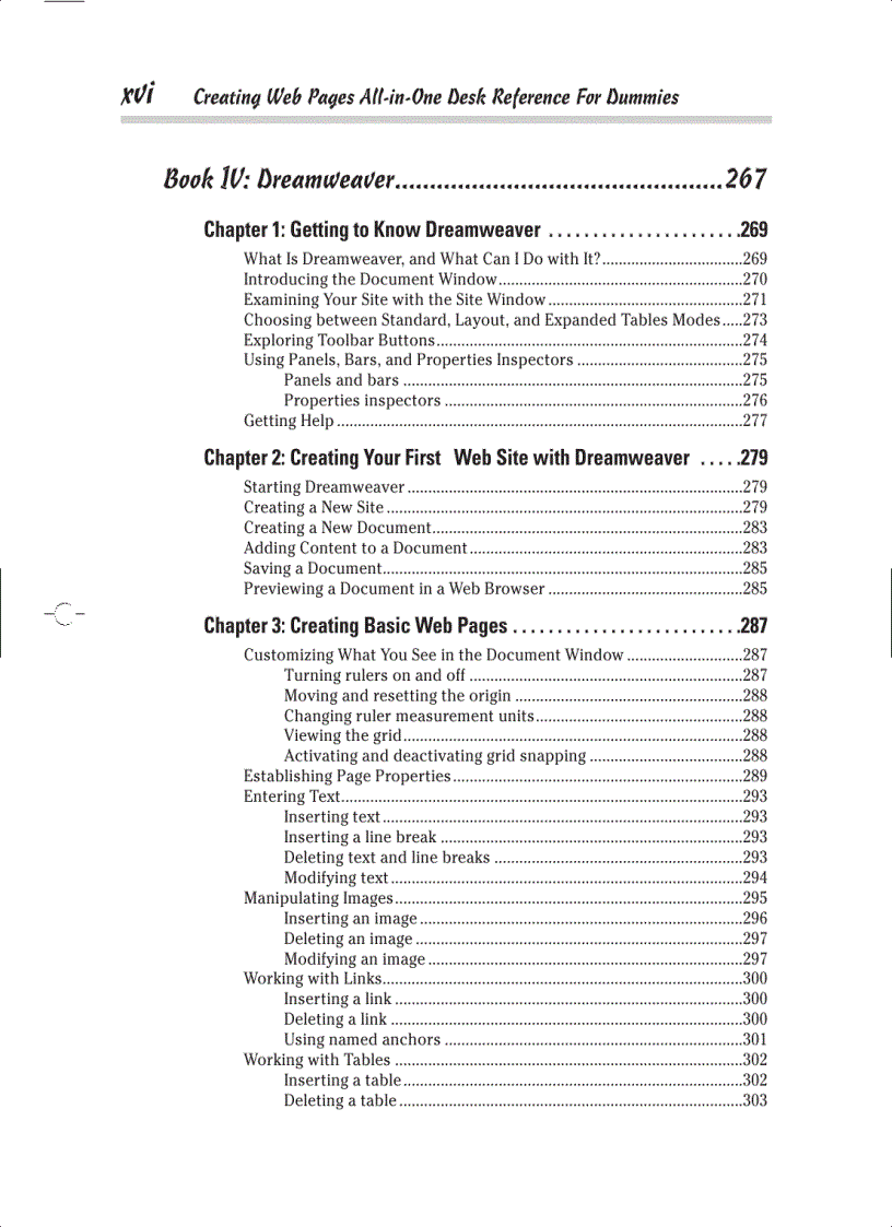 image for page Creating Web Pages All in One Desk Reference For Dummies