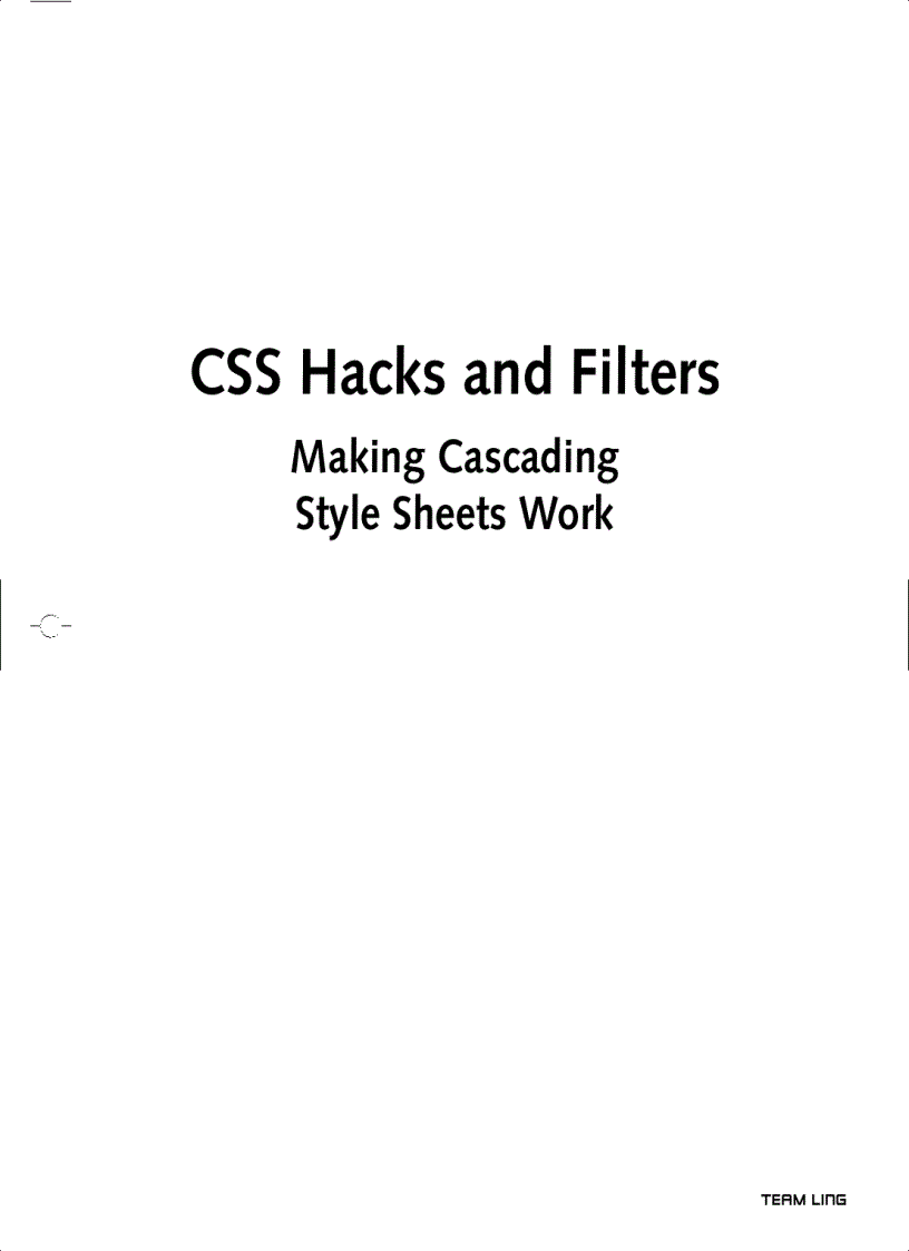 image for page CSS Hacks and Filters Making Cascading Stylesheets Work