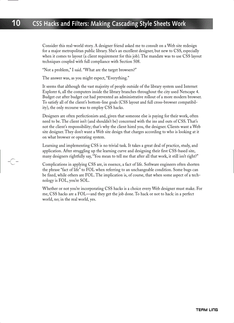 image for page CSS Hacks and Filters Making Cascading Stylesheets Work