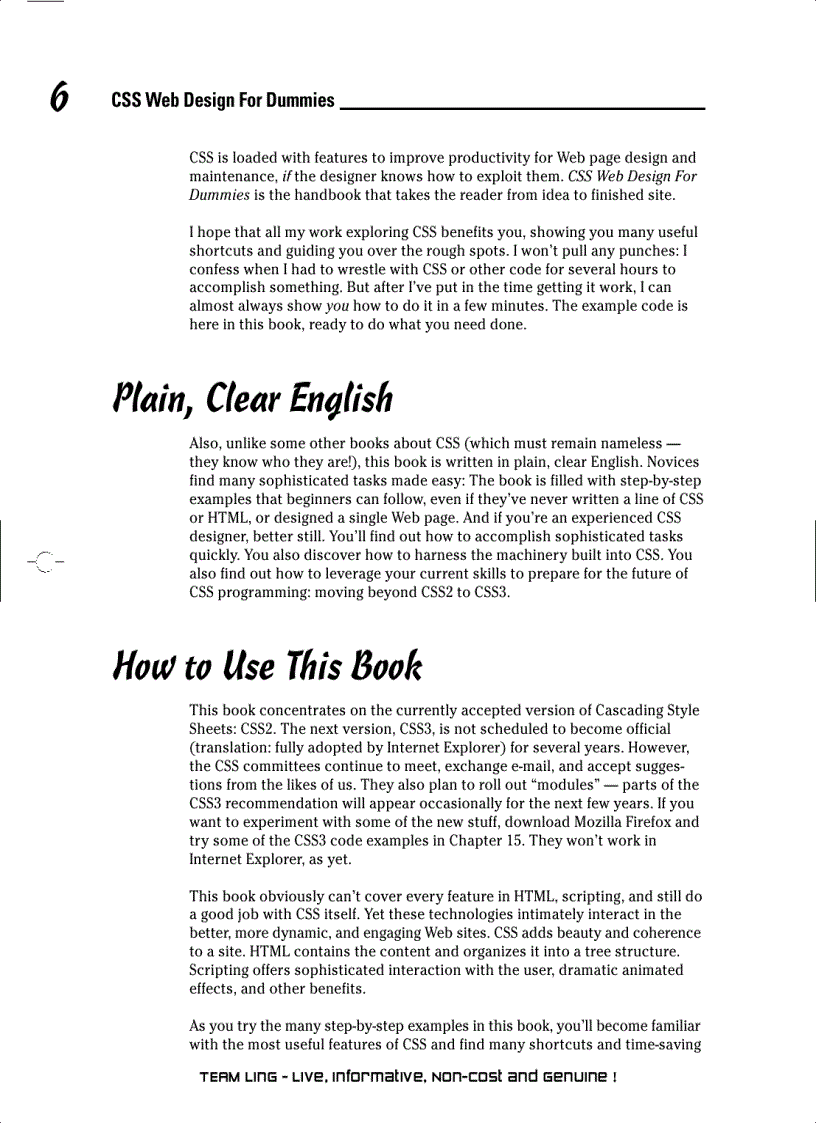 image for page CSS Web Design For Dummies