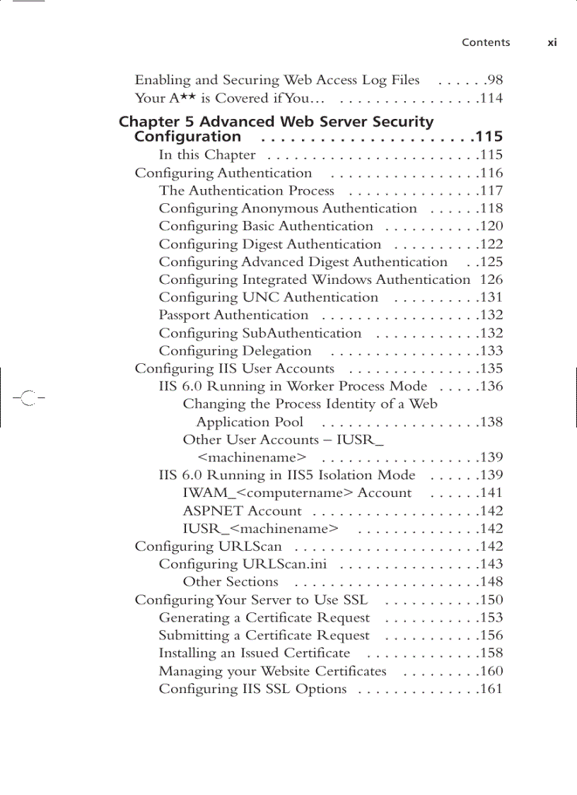 image for page CYA Securing IIS 6 0