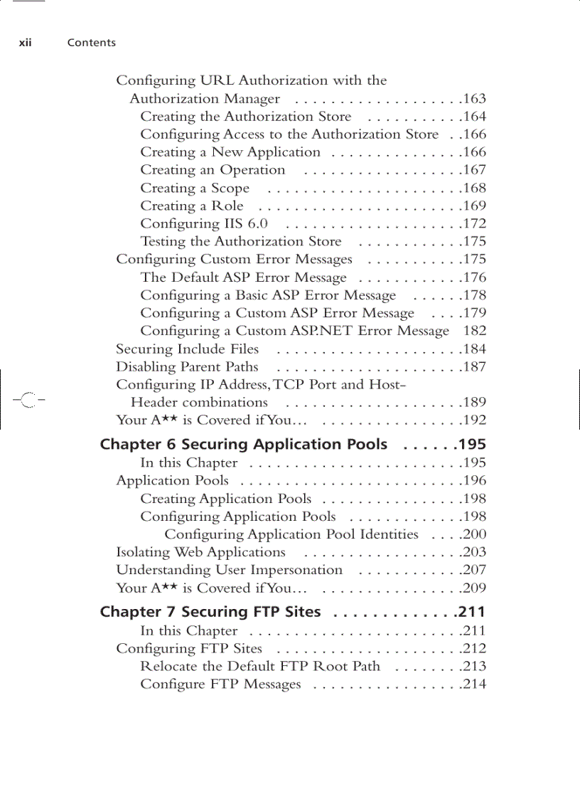 image for page CYA Securing IIS 6 0