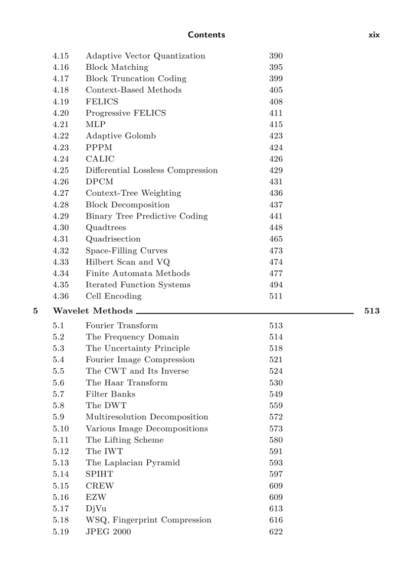 image for page Data Compression The Complete Reference