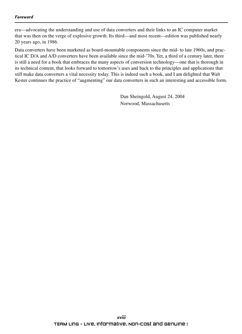 image for page Data Conversion Handbook Analog Devices