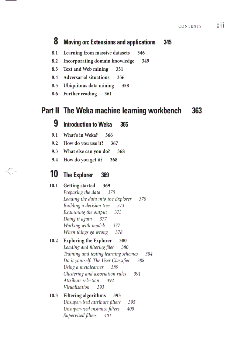 image for page Data Mining Practical Machine Learning Tools and Techniques Second Edition