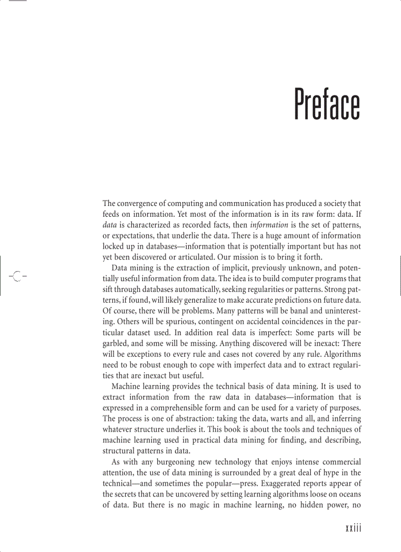 image for page Data Mining Practical Machine Learning Tools and Techniques Second Edition