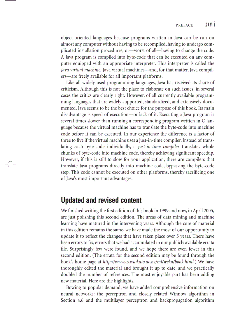 image for page Data Mining Practical Machine Learning Tools and Techniques Second Edition