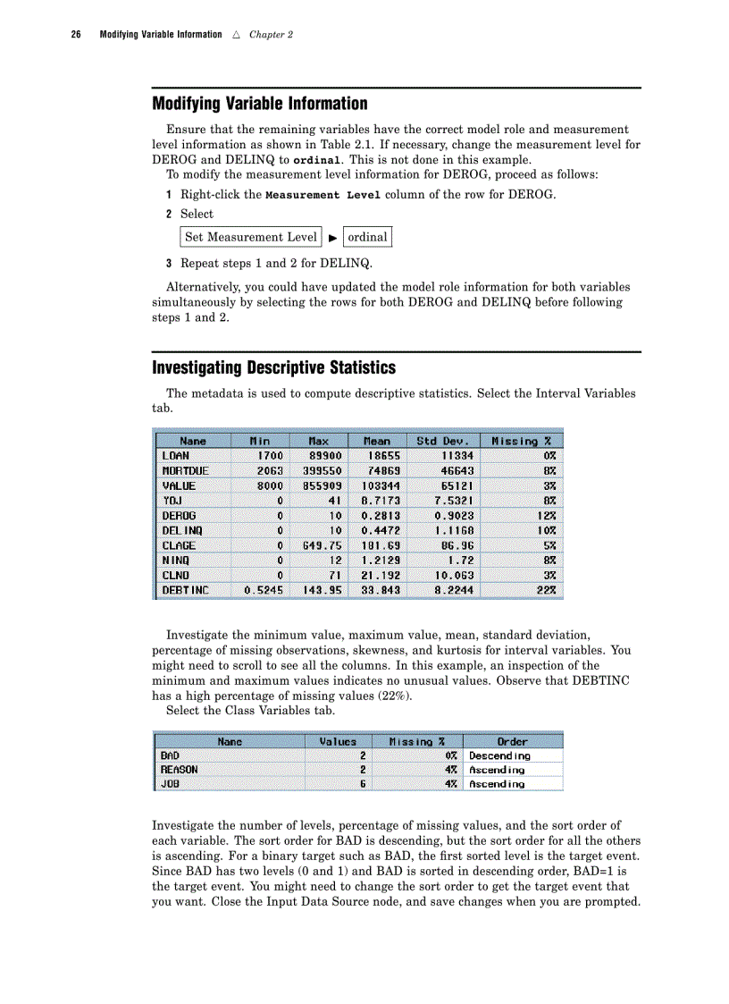 image for page Data Mining Using SAS Enterprise Miner A Case Study Approach