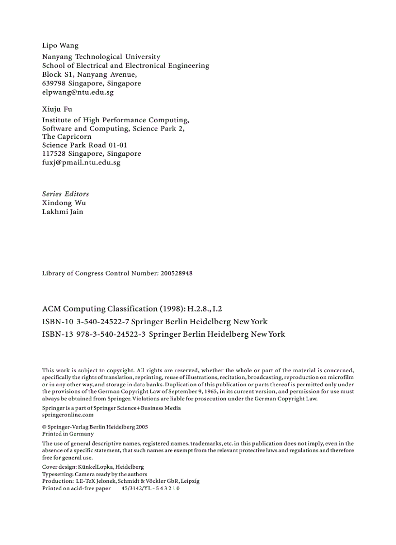 image for page Data Mining with Computational Intelligence
