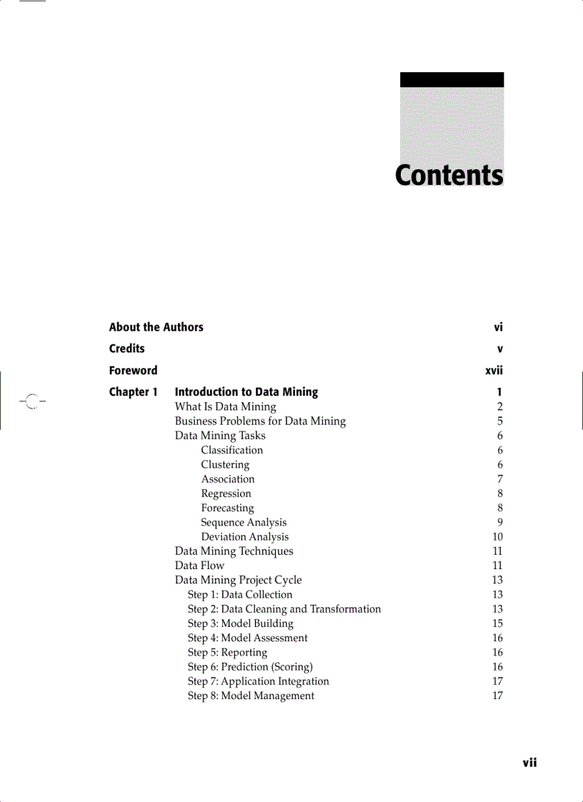 image for page Data Mining with SQL Server 2005