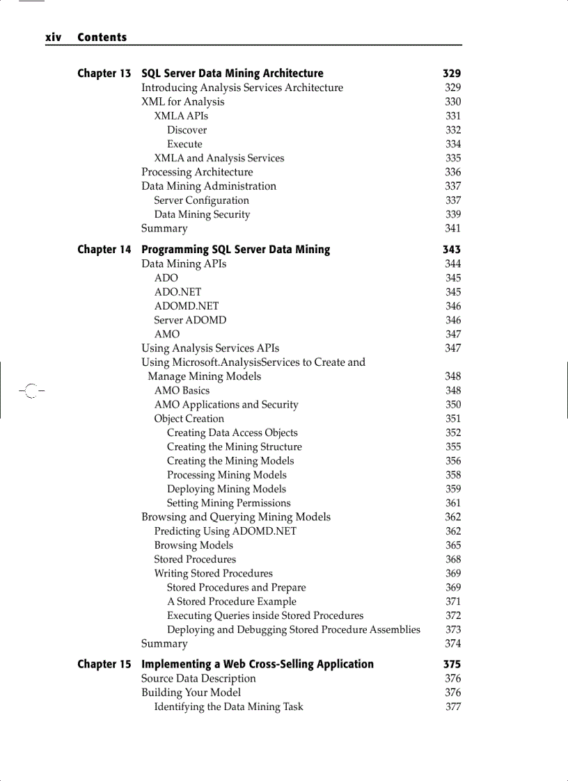 image for page Data Mining with SQL Server 2005