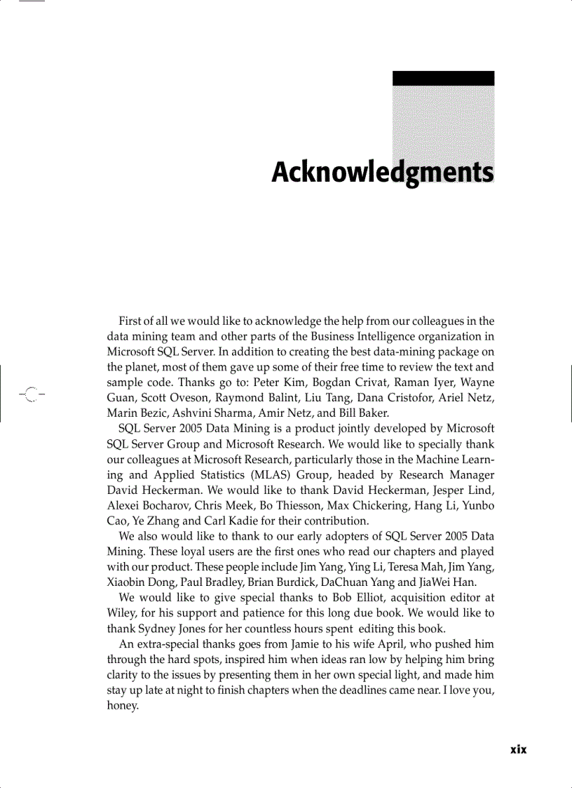 image for page Data Mining with SQL Server 2005