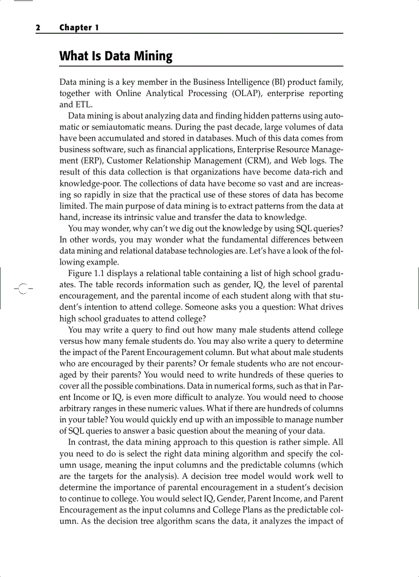 image for page Data Mining with SQL Server 2005