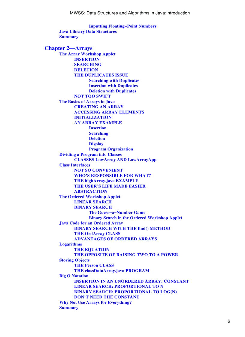 image for page Data Structures and Algorithms in Java 2nd Edition
