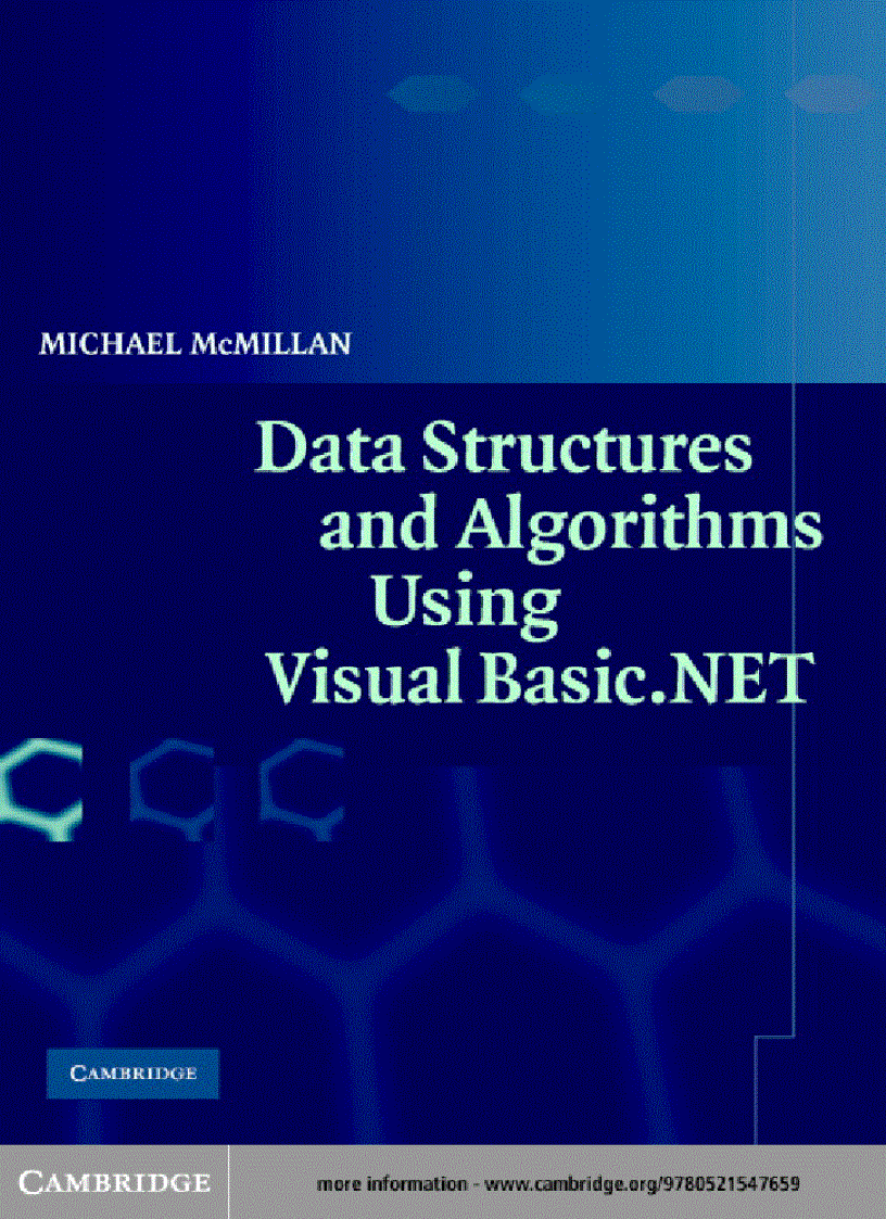 Data Structures and Algorithms Using Visual Basic NET