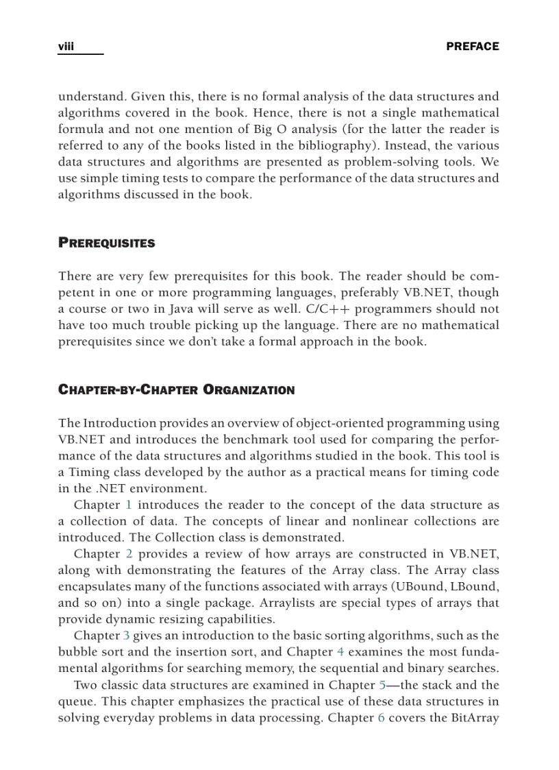 image for page Data Structures and Algorithms Using Visual Basic NET