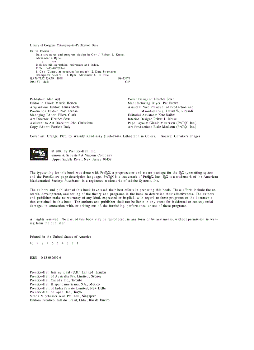 image for page Data Structures and Program Design in C