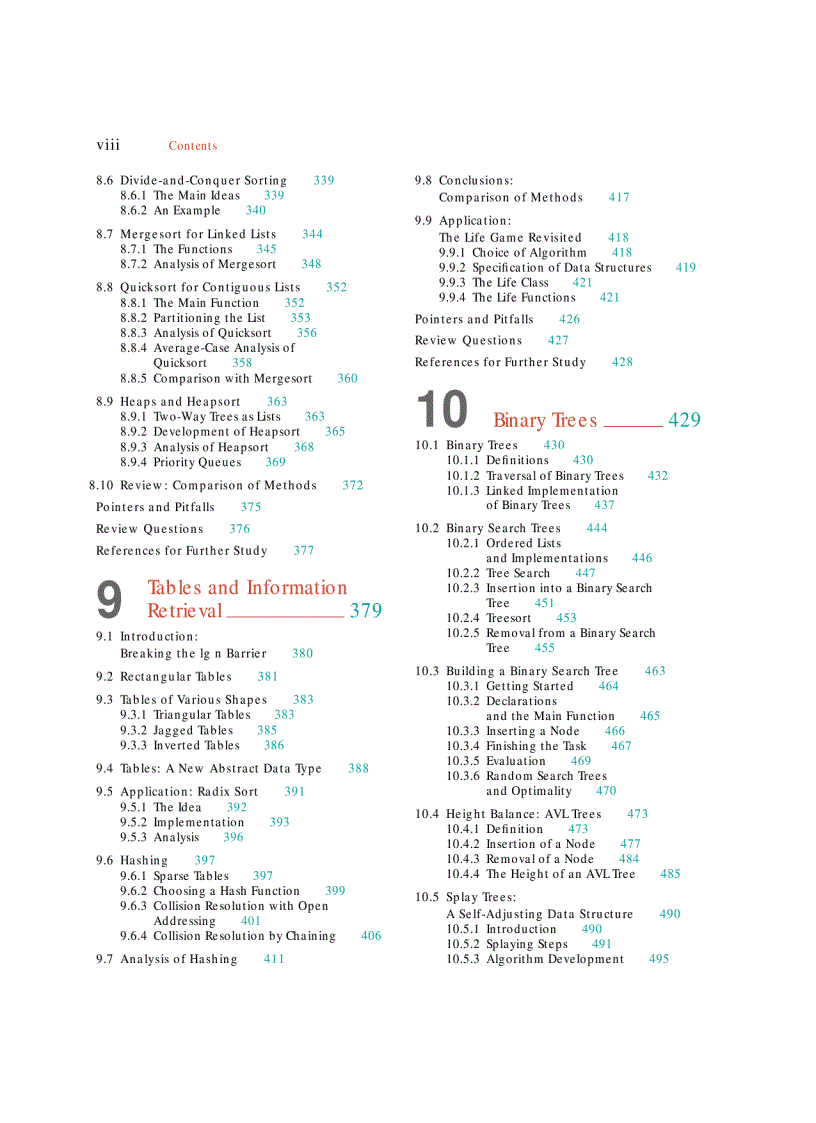image for page Data Structures and Program Design in C