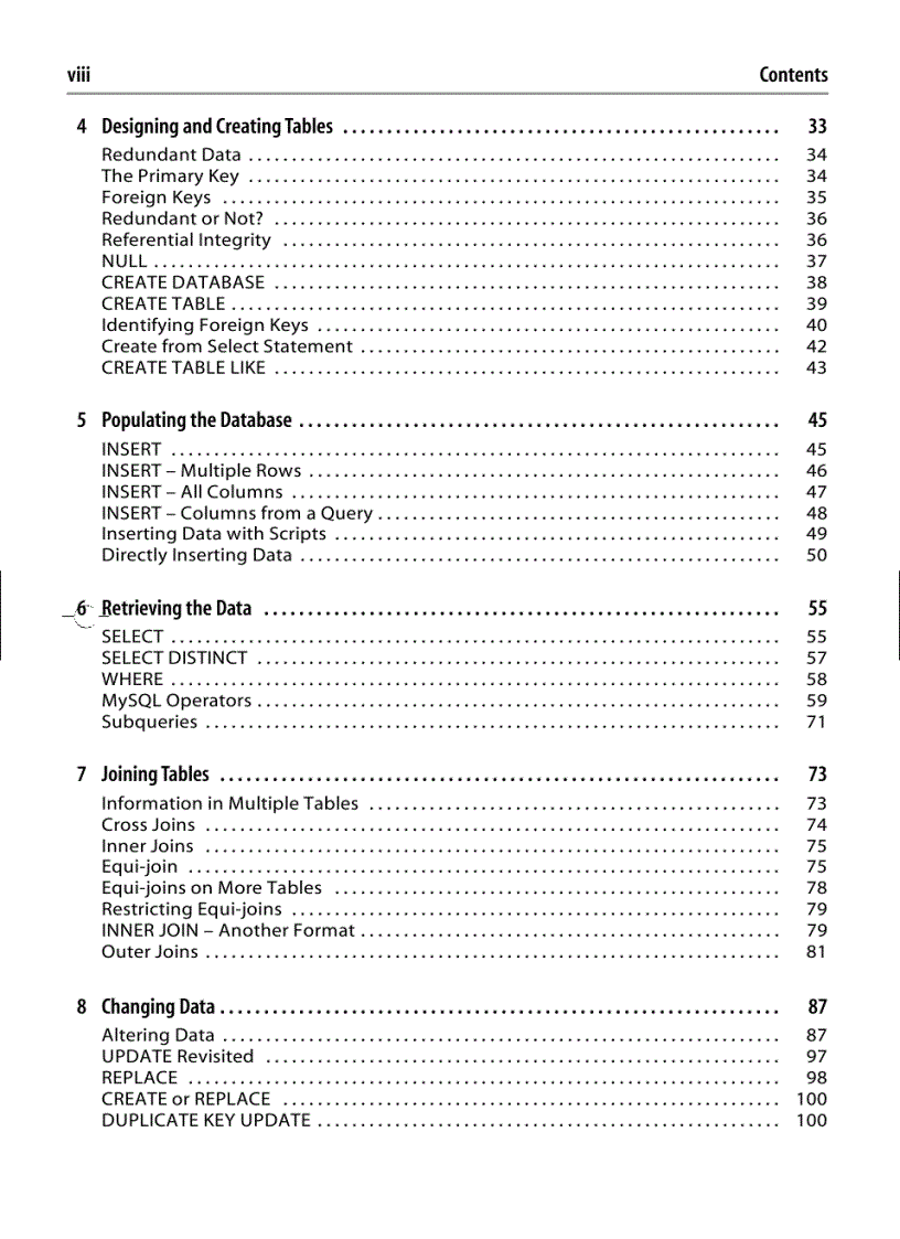 image for page Database Design Manual using MySQL for Windows