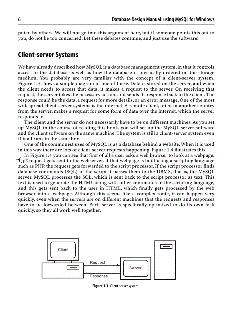 image for page Database Design Manual using MySQL for Windows