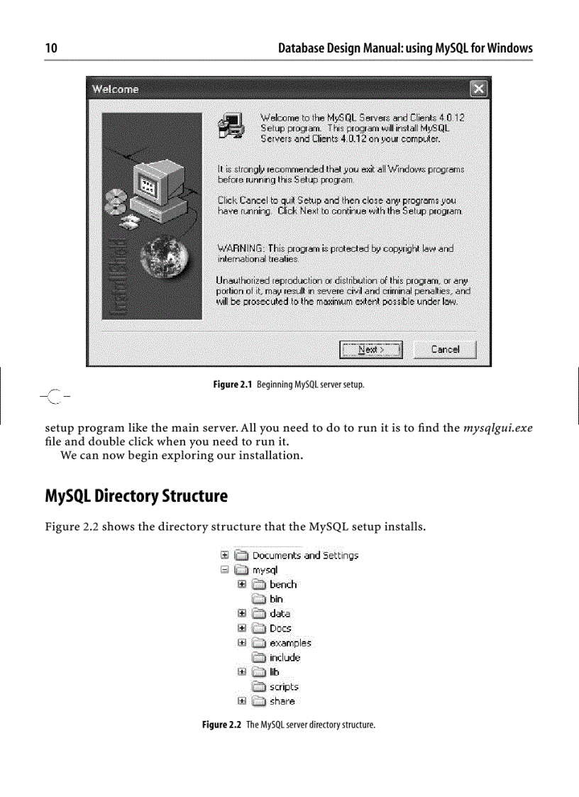 image for page Database Design Manual using MySQL for Windows