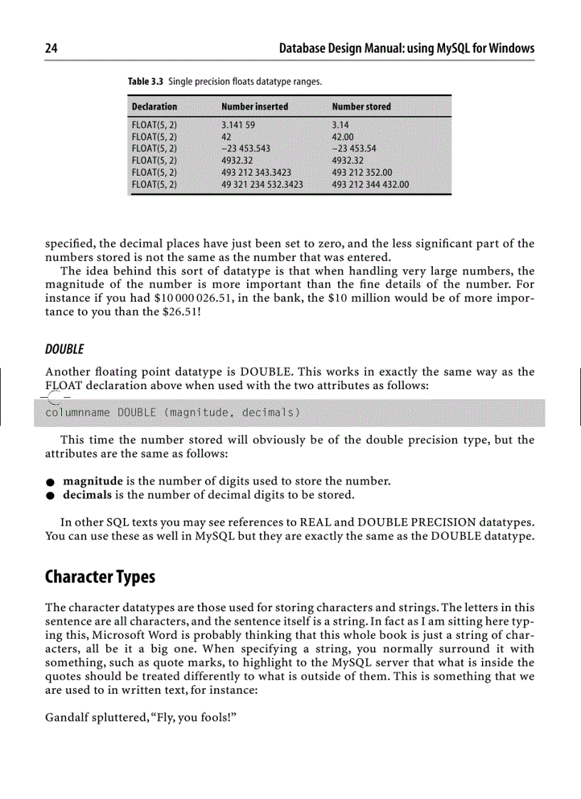 image for page Database Design Manual using MySQL for Windows