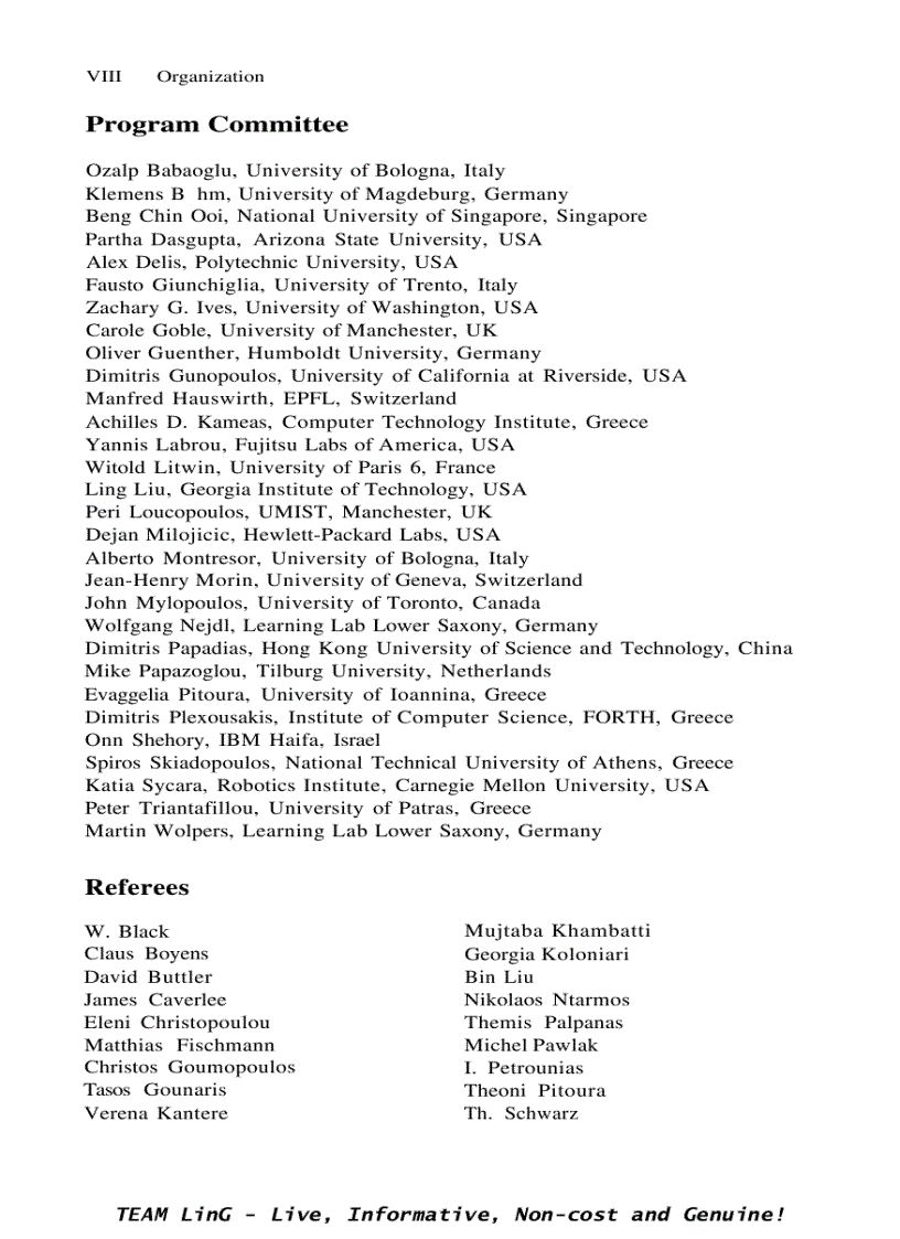 image for page Databases Information Systems and Peer to Peer Computing Second International Workshop